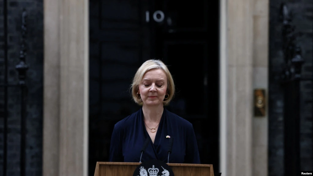 British PM Liz Truss Resigns After Just Six Weeks
