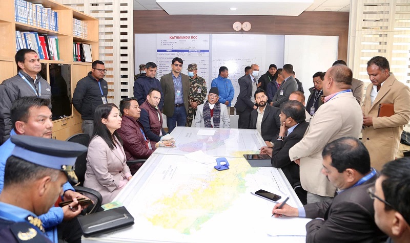 PM Dahal reaches Tribhuwan International Airport