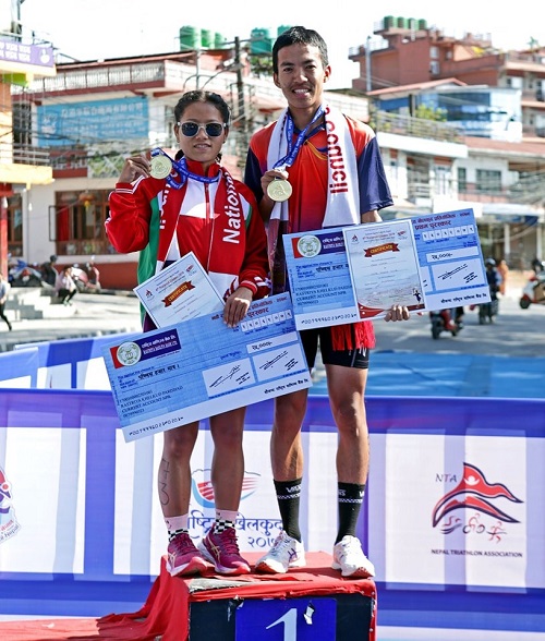 Duathlon competition under 9th National Games