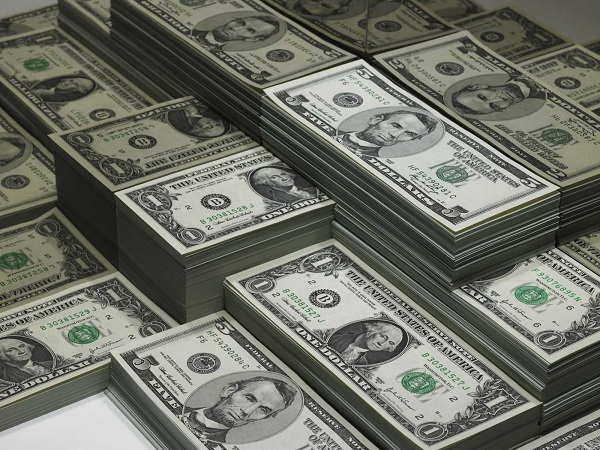 Value of US dollar continuously rising