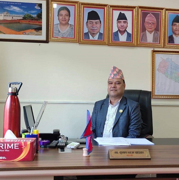 Minister Khadka on defends shifting provincial capital city