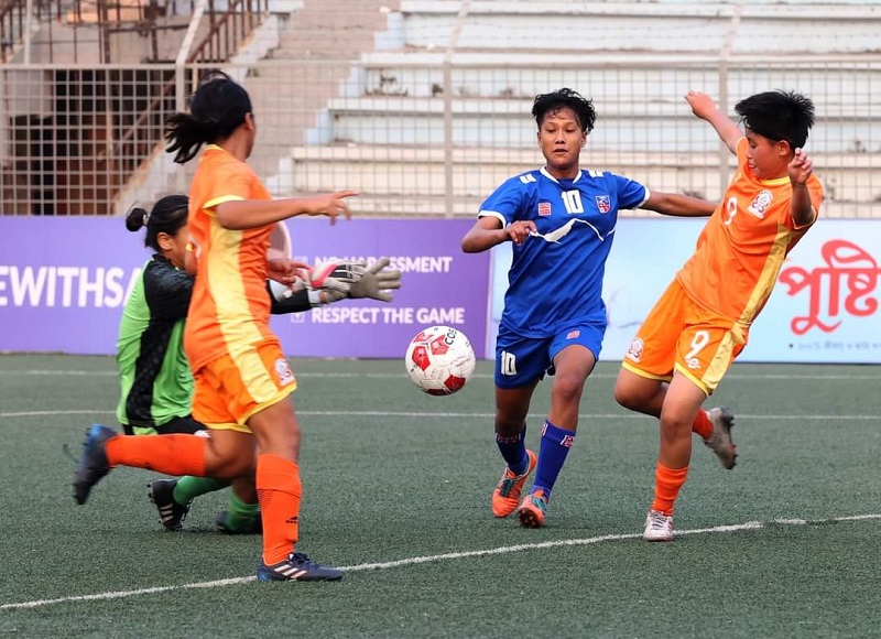 In Pics: Nepal wins over Bhutan in SAFF U15