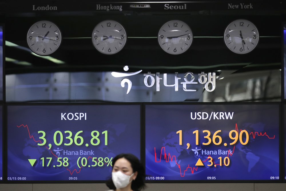 Asian shares mixed as China reports so-so economic data