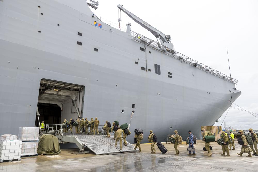 23 Australian aid ships to Tonga have virus