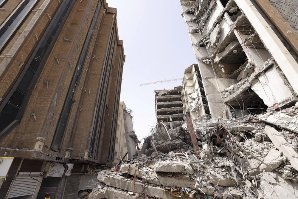 Death toll in Iran building collapse rises to at least 38