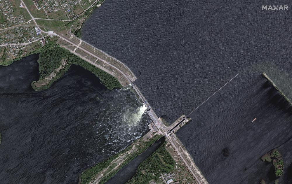 Ukraine accuses Russia of destroying major dam near Kherson