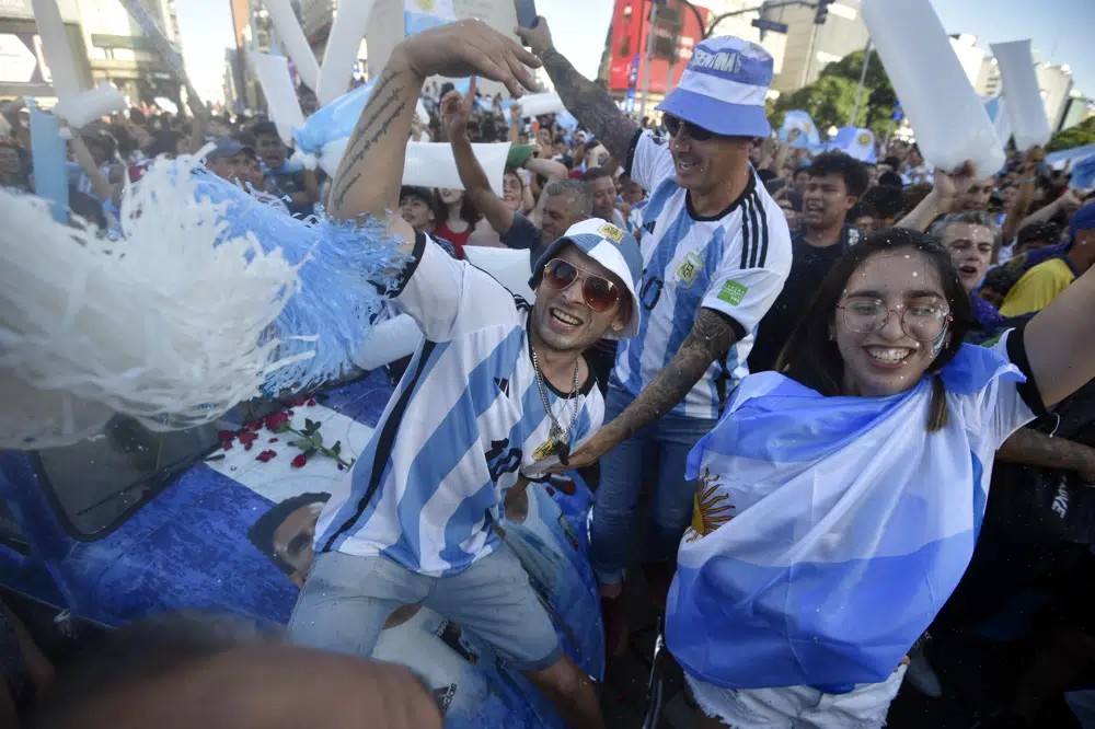 Argentina erupts in joy after team reaches WC final