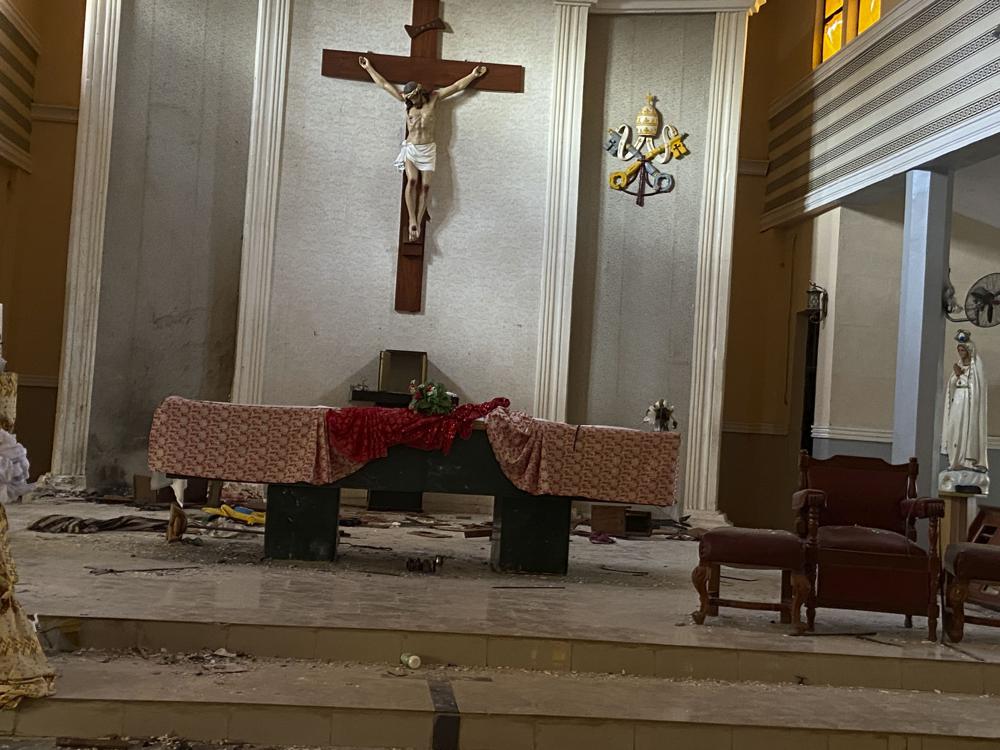 Over 50 feared dead in Nigeria church attack, officials say