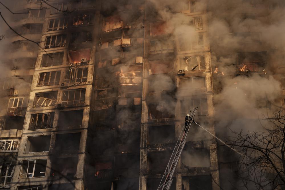 Ukraine TV tower attack death toll rises to 19