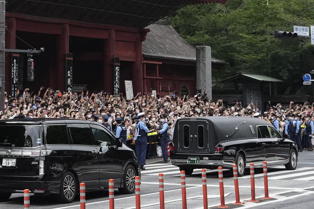 Japanese say final goodbye to former leader Abe at funeral