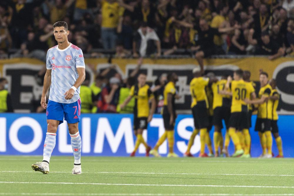 Young Boys stun Man United, late winner in UCL