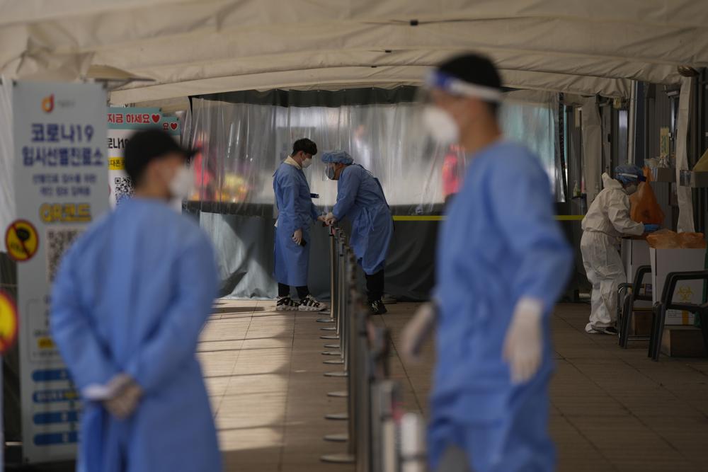 South Korea’s omicron surge has likely peaked, officials say