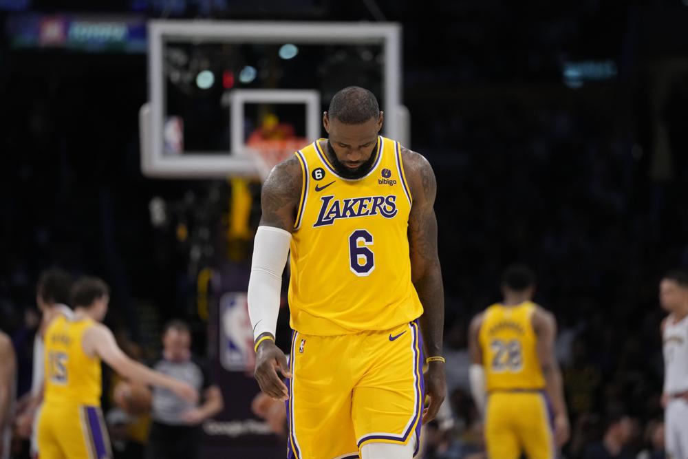 LeBron James posts historic first half