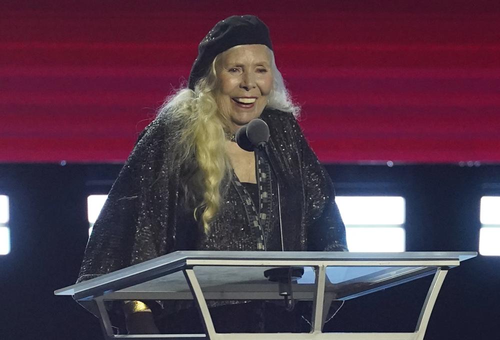 Generations sing to Joni Mitchell