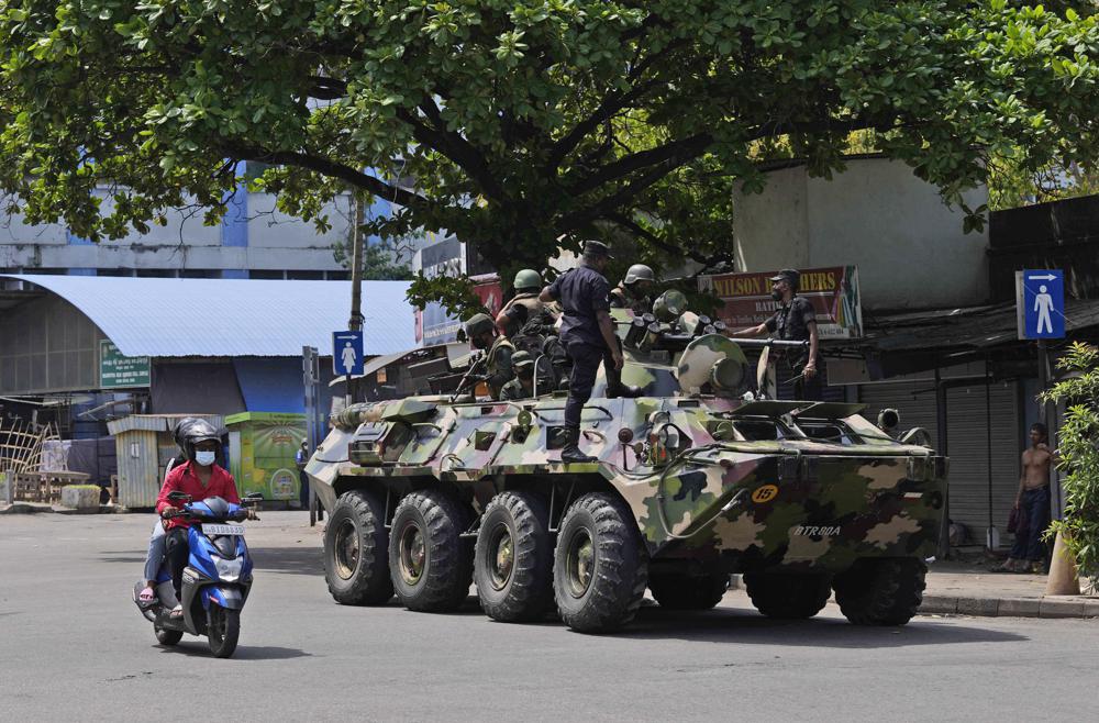 Sri Lanka deploys troops in capital after violence