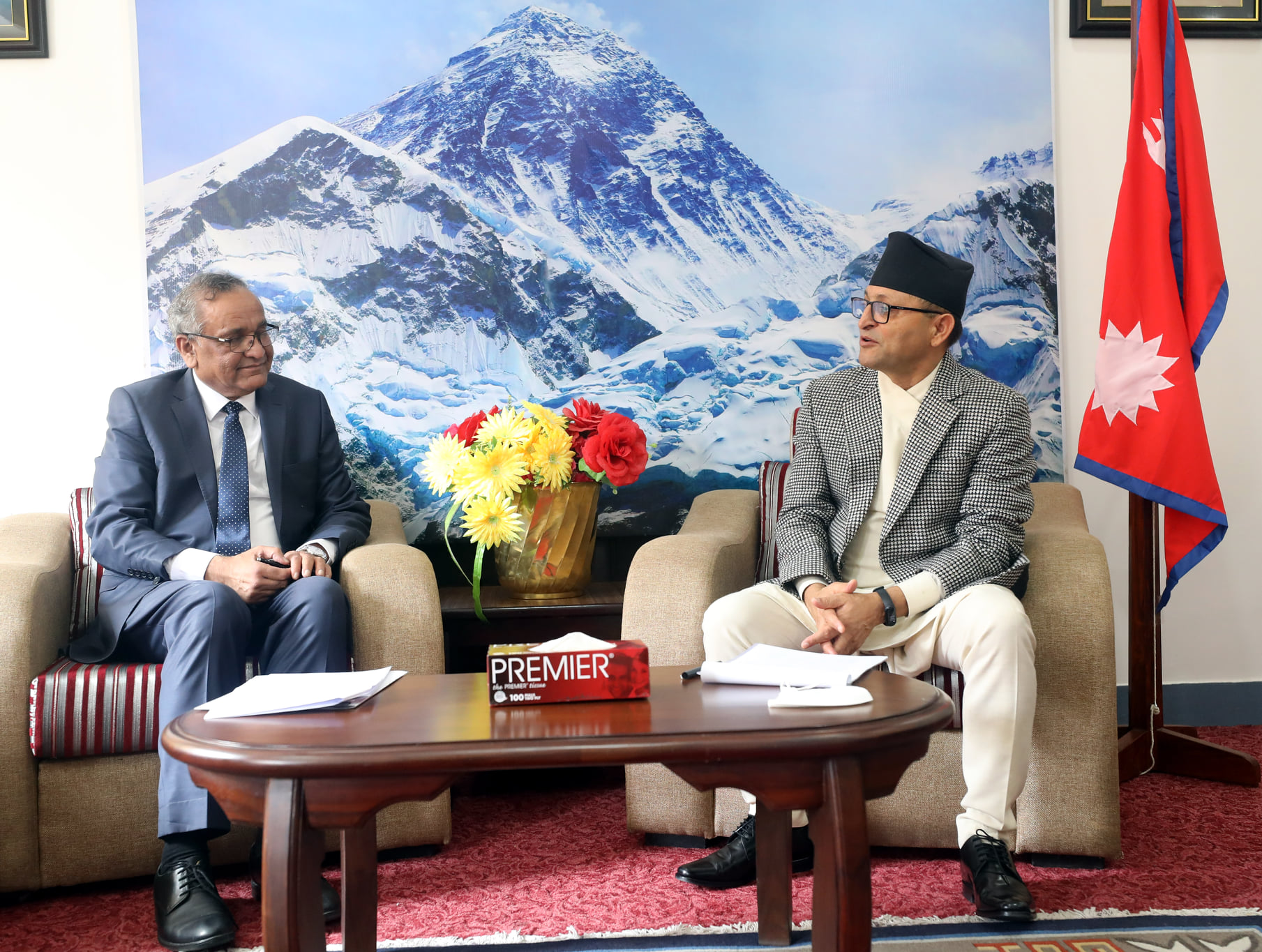 Pak envoy calls on NA Chairman Timilsina