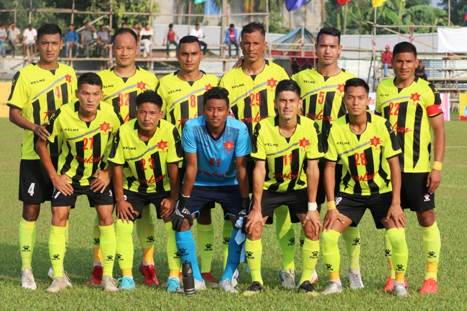 Tribhuvan Army Football Club in the final