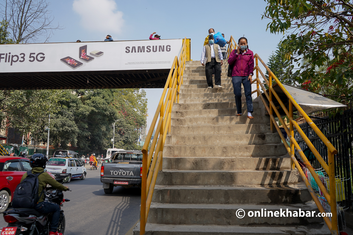 Pedestrian bridge awaits progress in Mitrapark area