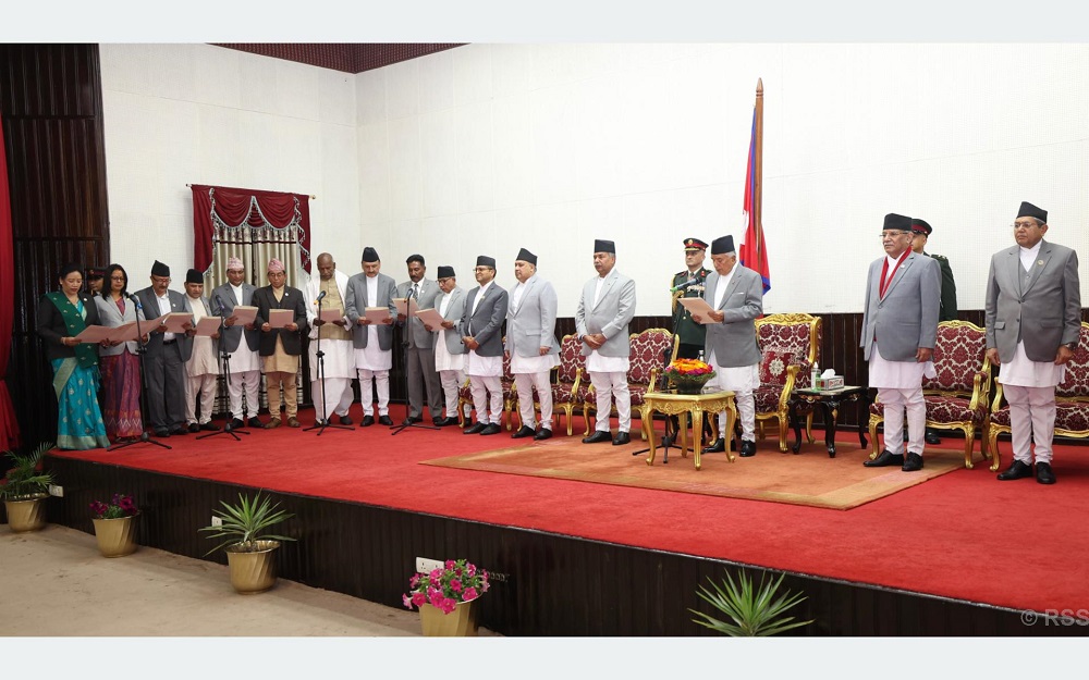 Portfolios of newly appointed ministers