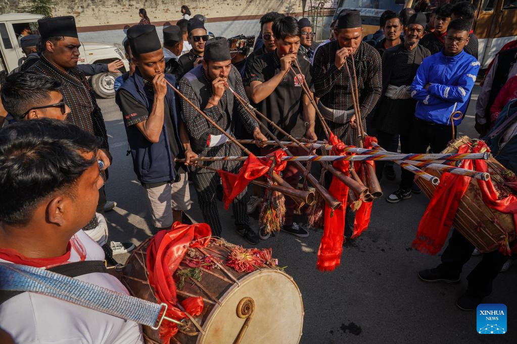 Cultural festival held in Kathmandu, Nepal