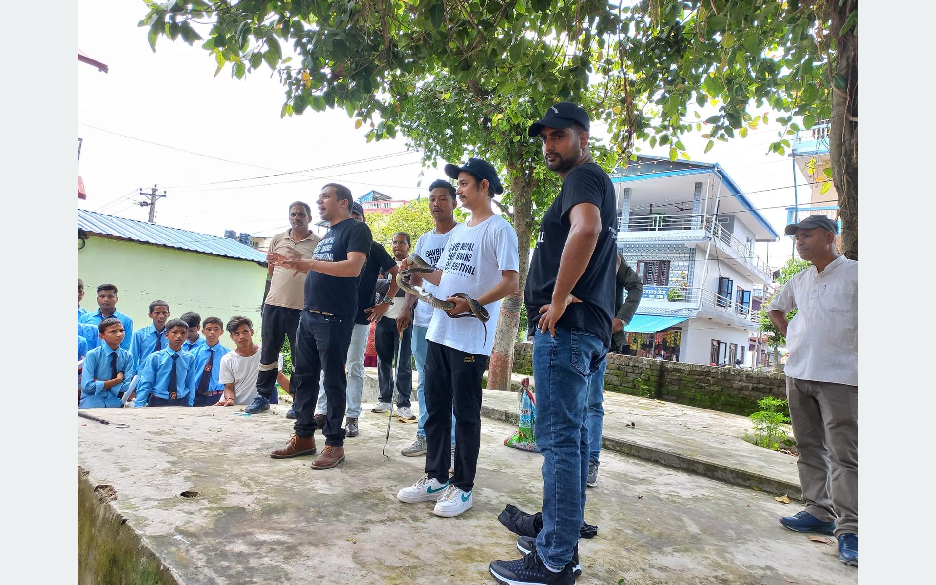 ‘Nepal Snake Festival’ held at Kawasoti on the occasion of Naag Panchami