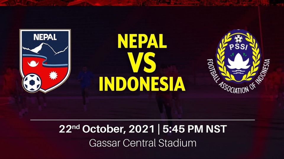 Friendly match between Nepal and Indonesia