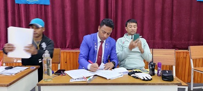 Dhakal leaves to participate in 2024 POG international referee training
