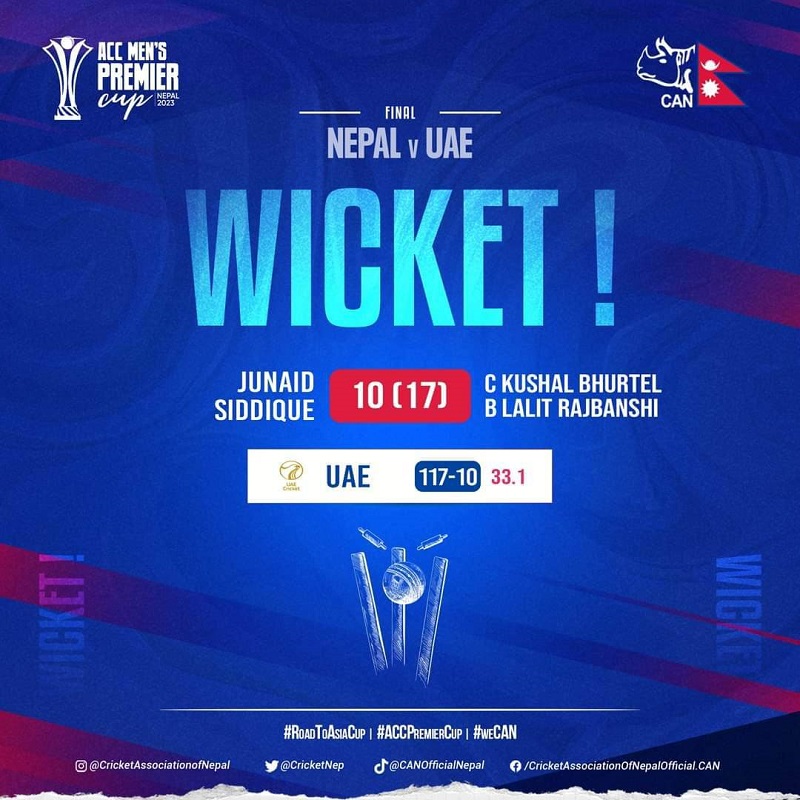 ACC Premier Cup Finale: There’s the final wicket!