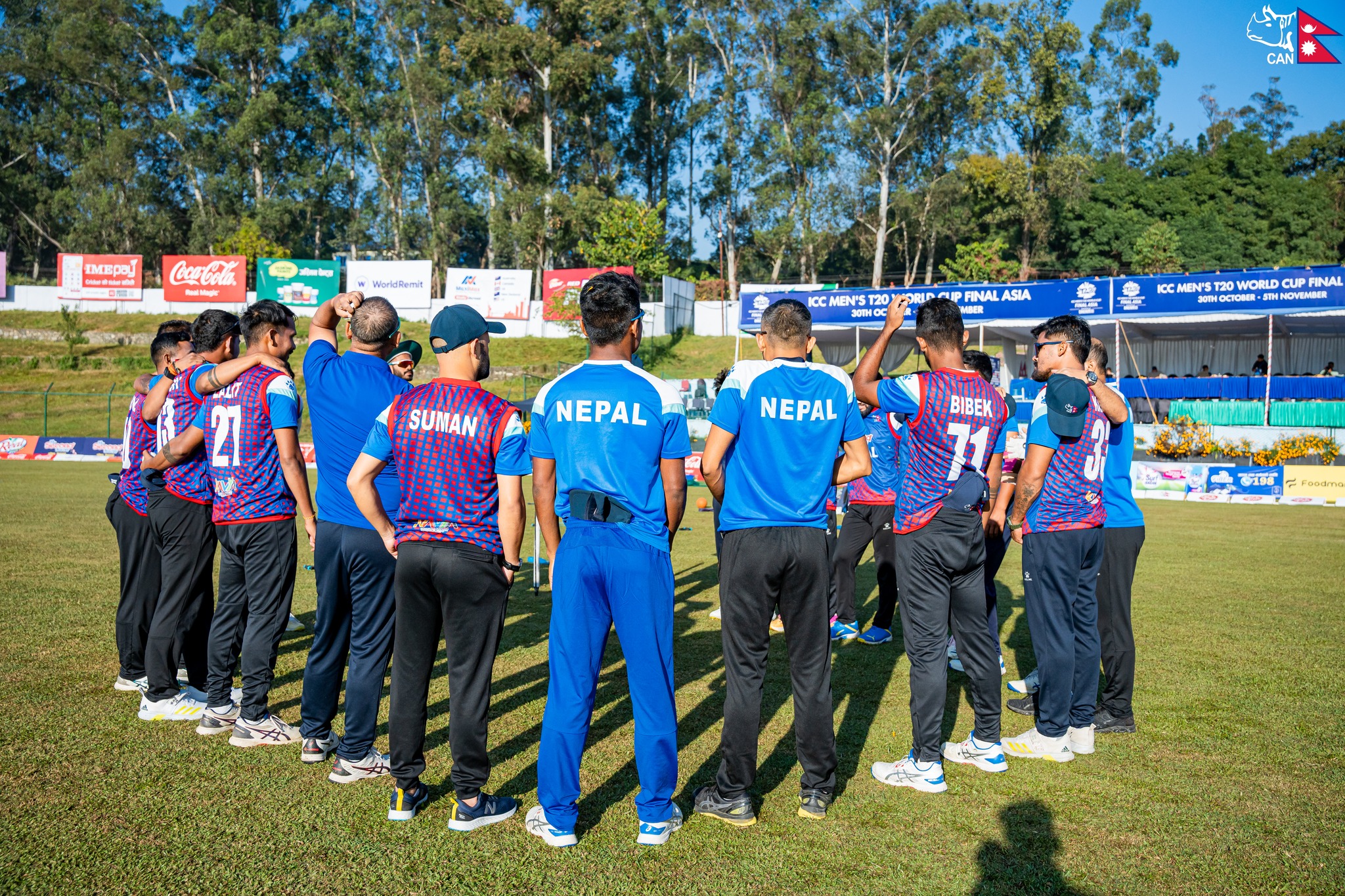 Cricket semi-final between Nepal and UAE
