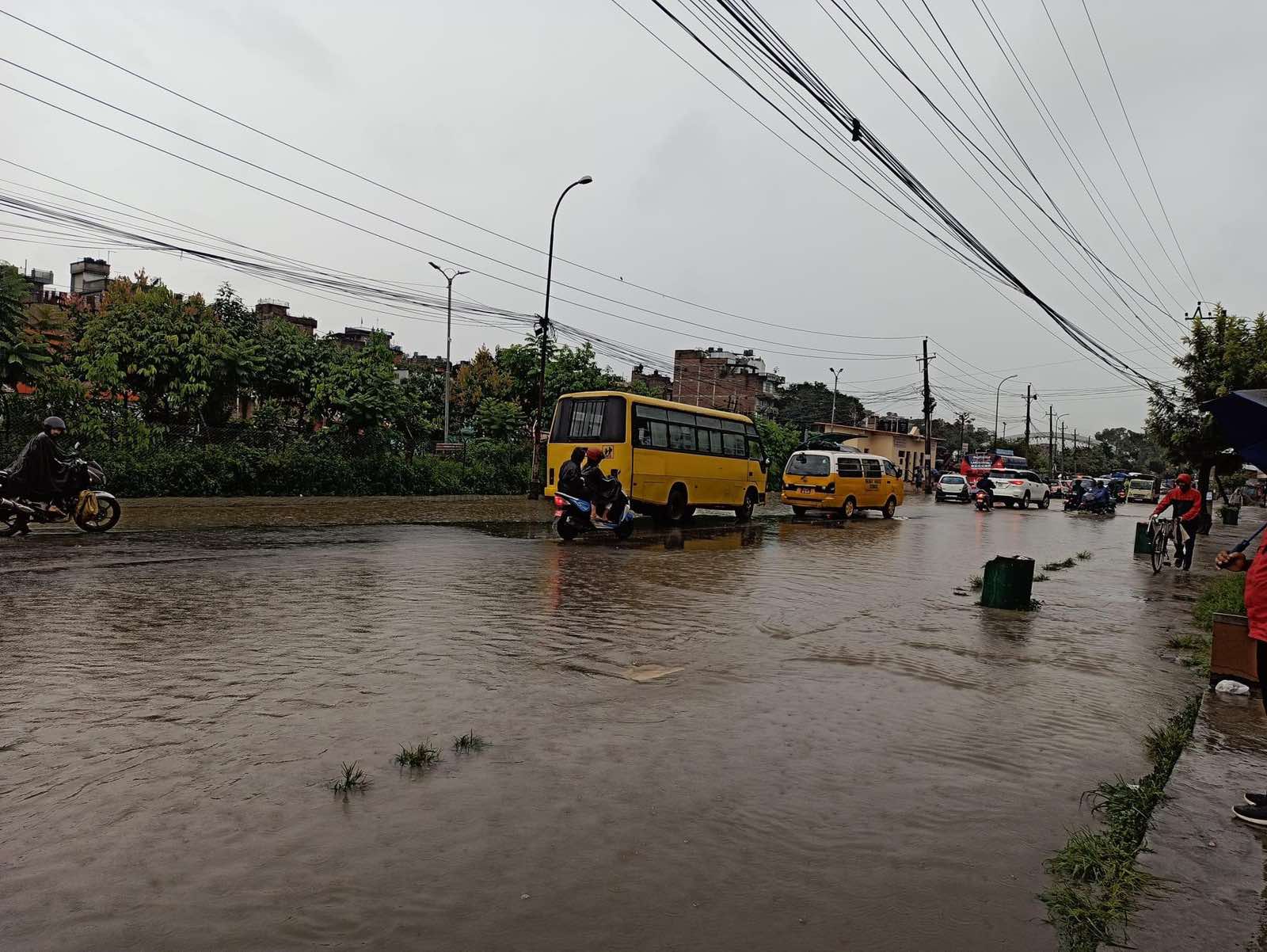 Downpour in Kathmandu Valley: Alert issued for safety