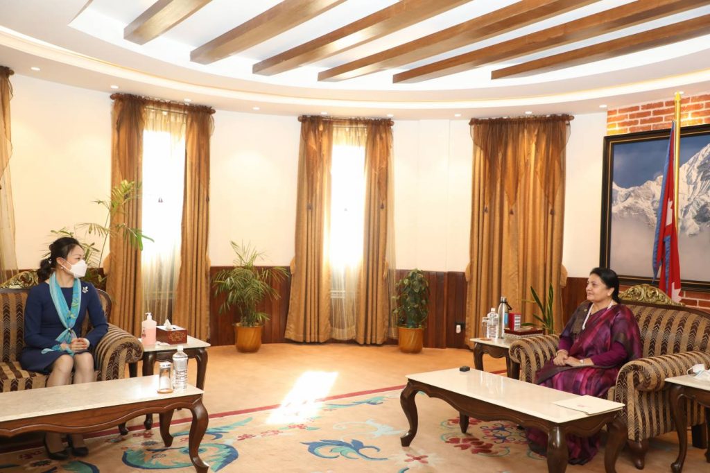 Chinese Ambassador’s farewell call on President