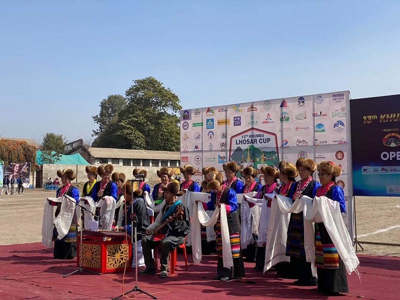 Lhosar Cup Football begins with a good start