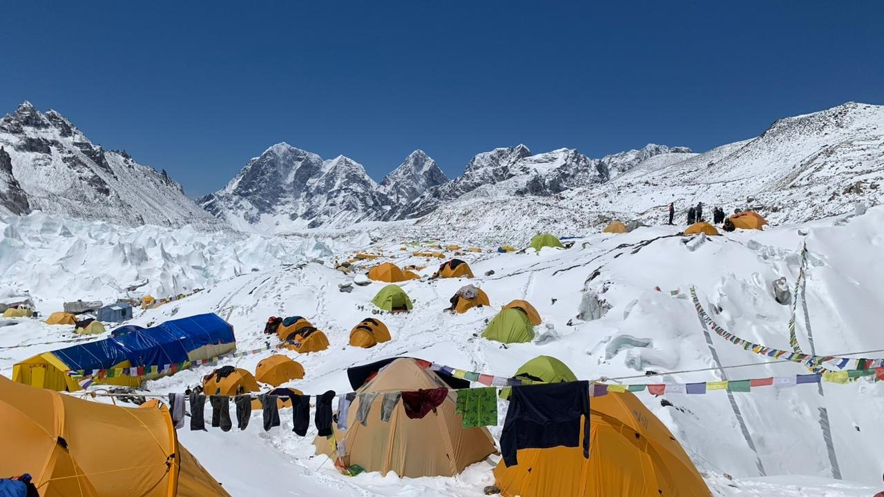 Mountain climbers increasing in spring