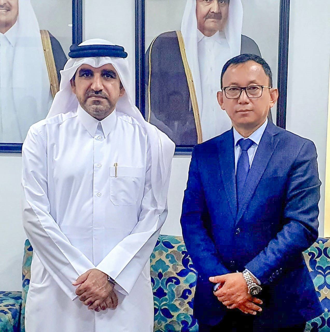 ANFA President met Qatar ambassador to Nepal
