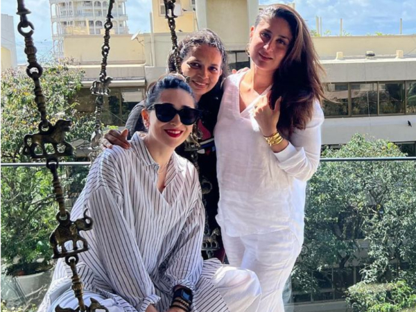 Kareena-Karisma enjoy Maharashtrian Thali