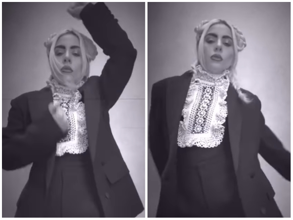 Lady Gaga performs viral Wednesday Addams dance