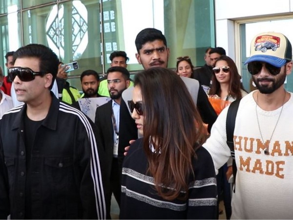 Karan Johar, Shahid Kapoor reach Jaisalmer