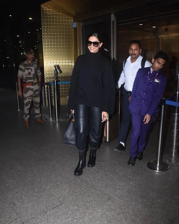 Deepika Padukone back in India