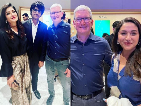 Bollywood celebs pose with Apple CEO