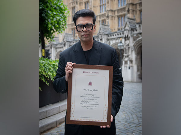 Karan Johar honoured by UK Parliament