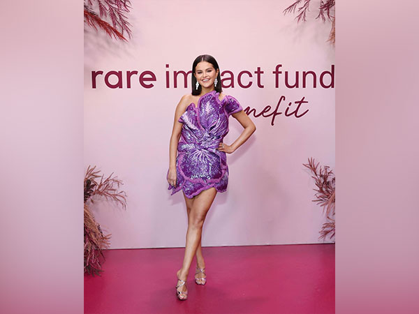 American singer Selena Gomez Dazzles in Rahul Mishra’s Design