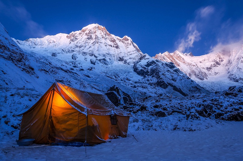 Icefall doctors’ team at Everest Base Camp