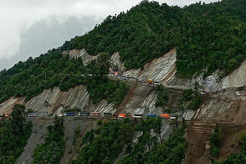 Landslide obstructs Kaligandaki corridor