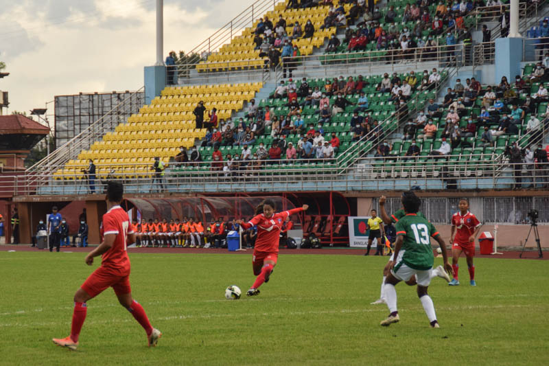 In pictures: Nepal vs Bangladesh second friendly