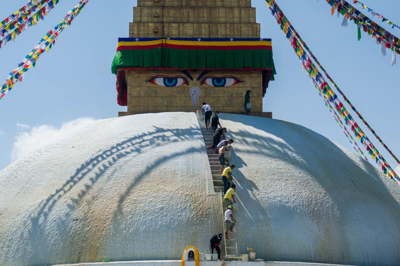 Action to be taken against tourist guides in Boudha