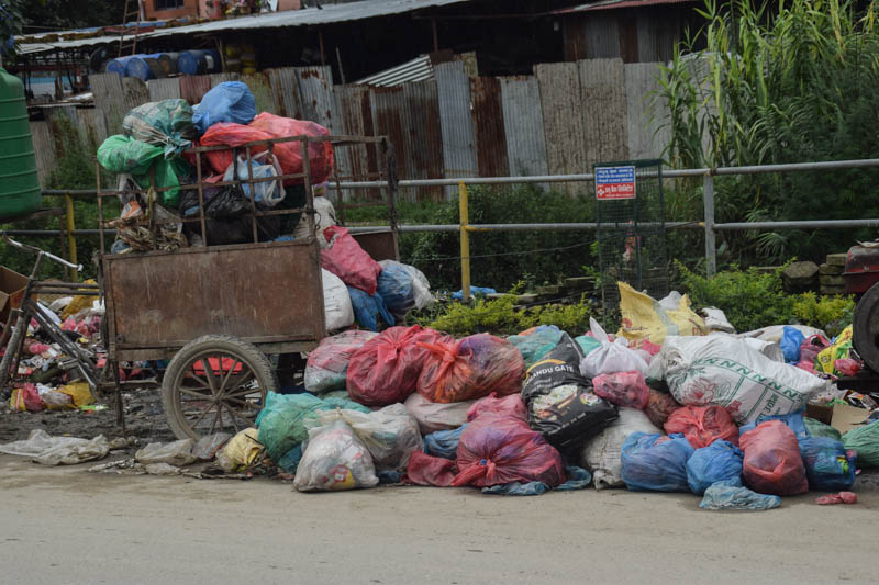 Kathmandu Valley’s waste disposal stalled for five days