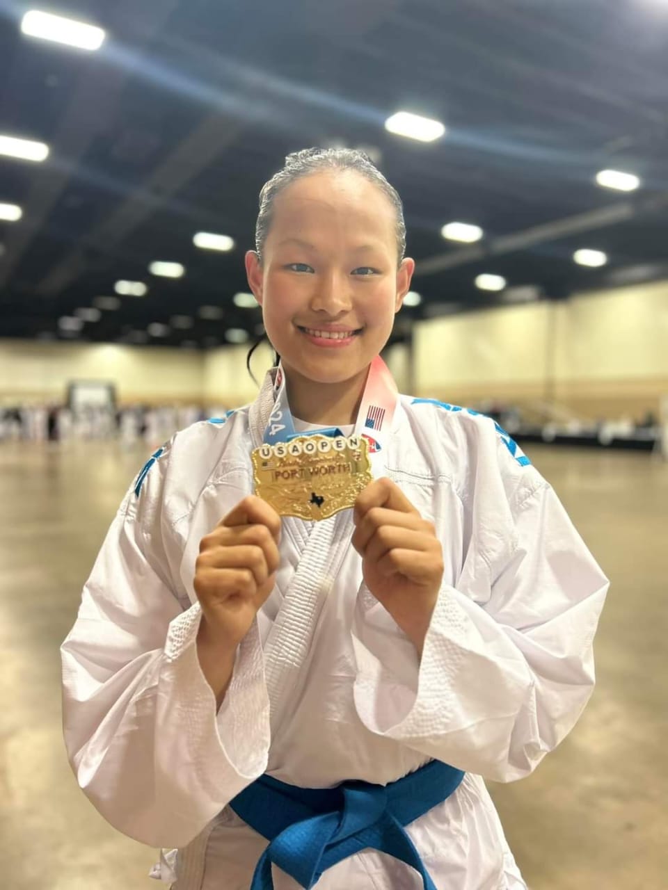 Nepali karate player Erika Gurung won gold medal in USA