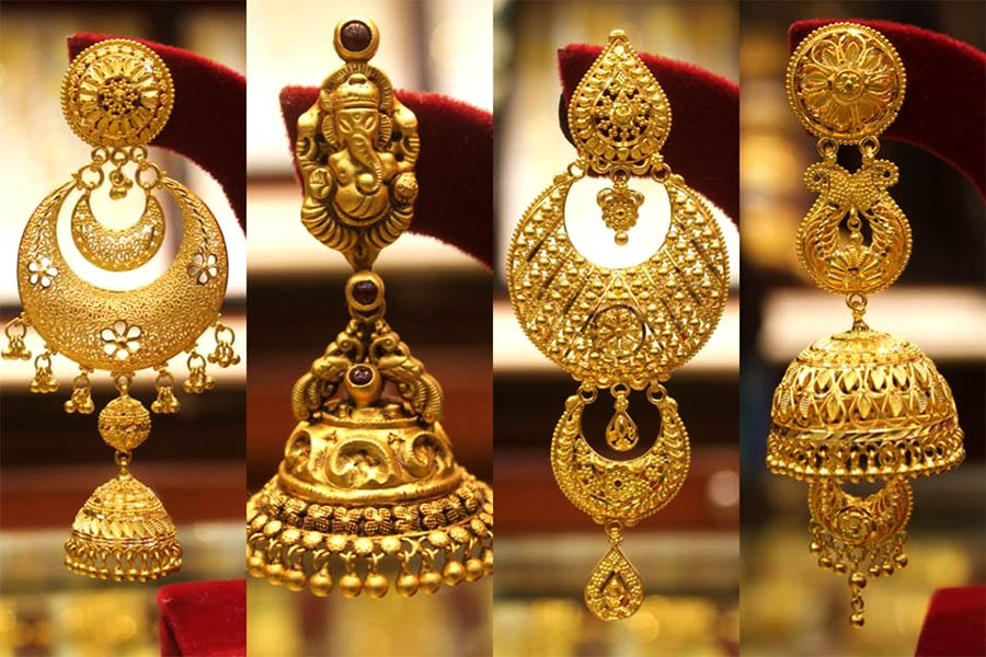 Gold price drops in domestic market today