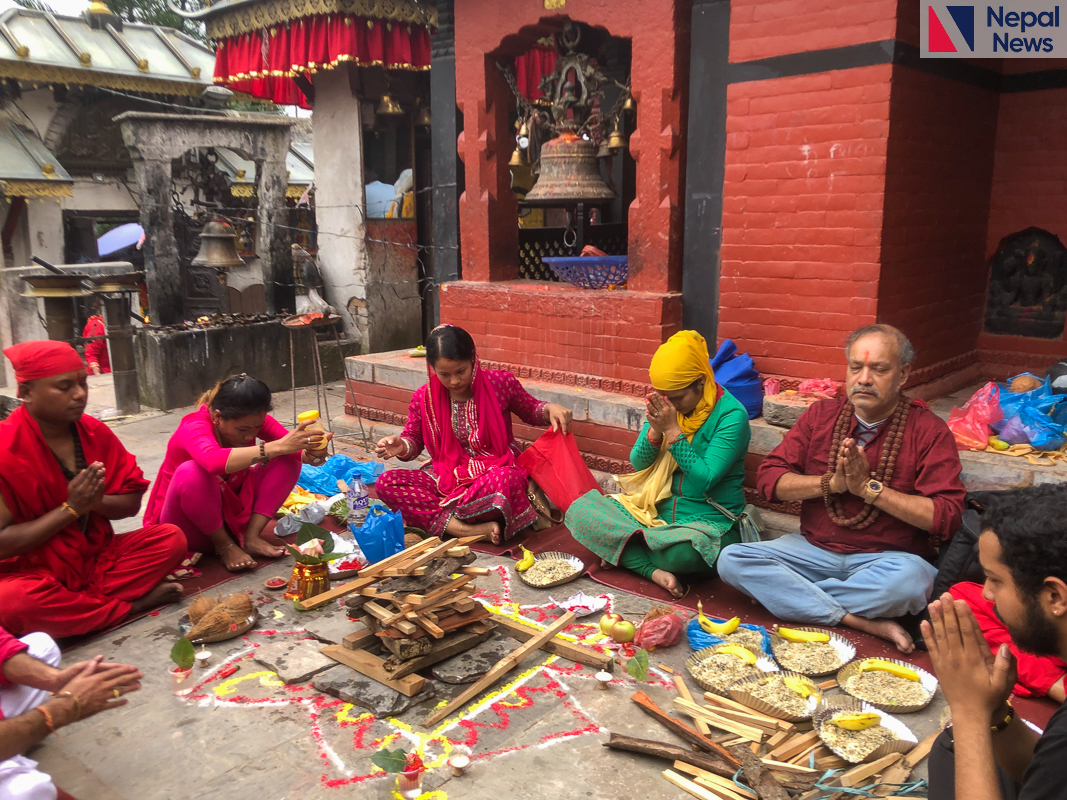 In pics: Devotees at Shova Bhagwati Temple