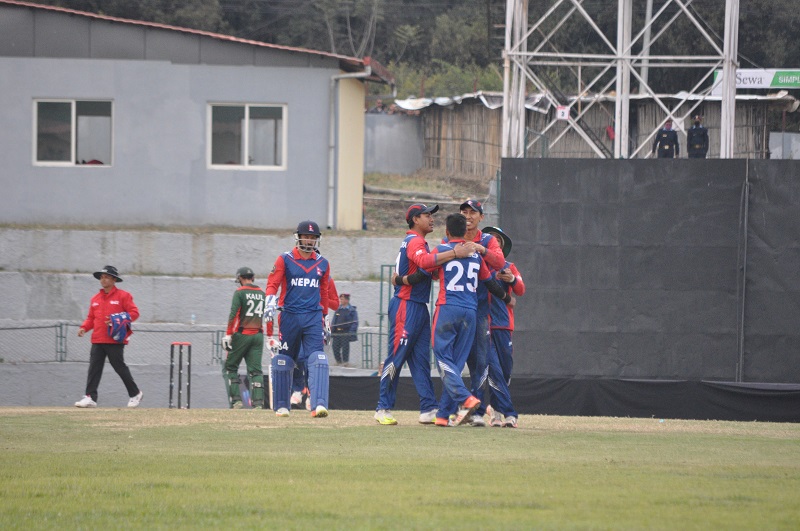 Challenge of 128 runs by Ireland for Nepal